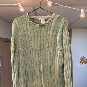 Green Knitted Sweater